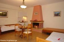 One-Bedroom Apartment with Fireplace